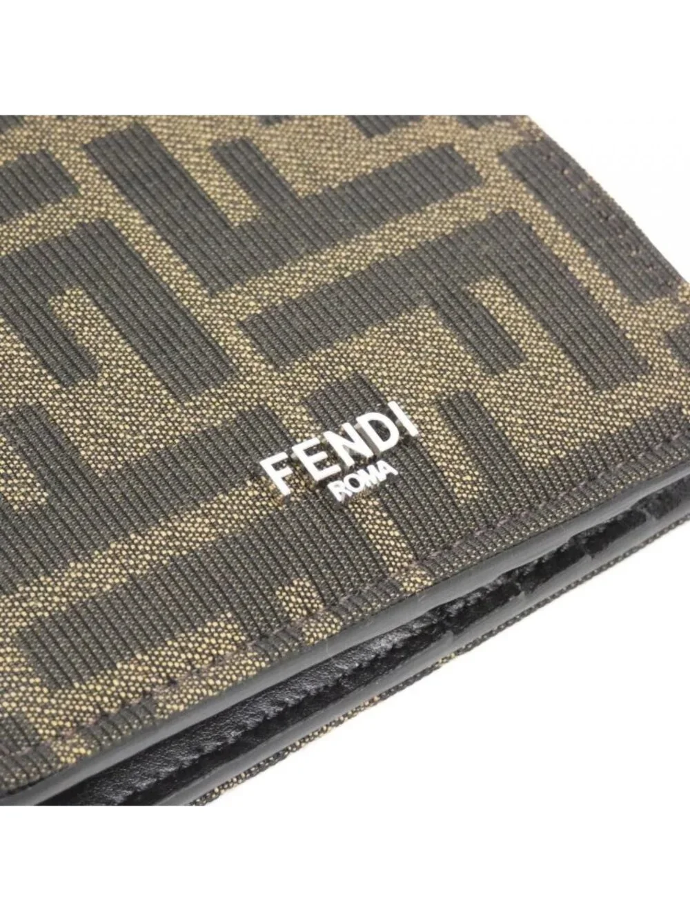 Fendi Billfold Wallet Brown
